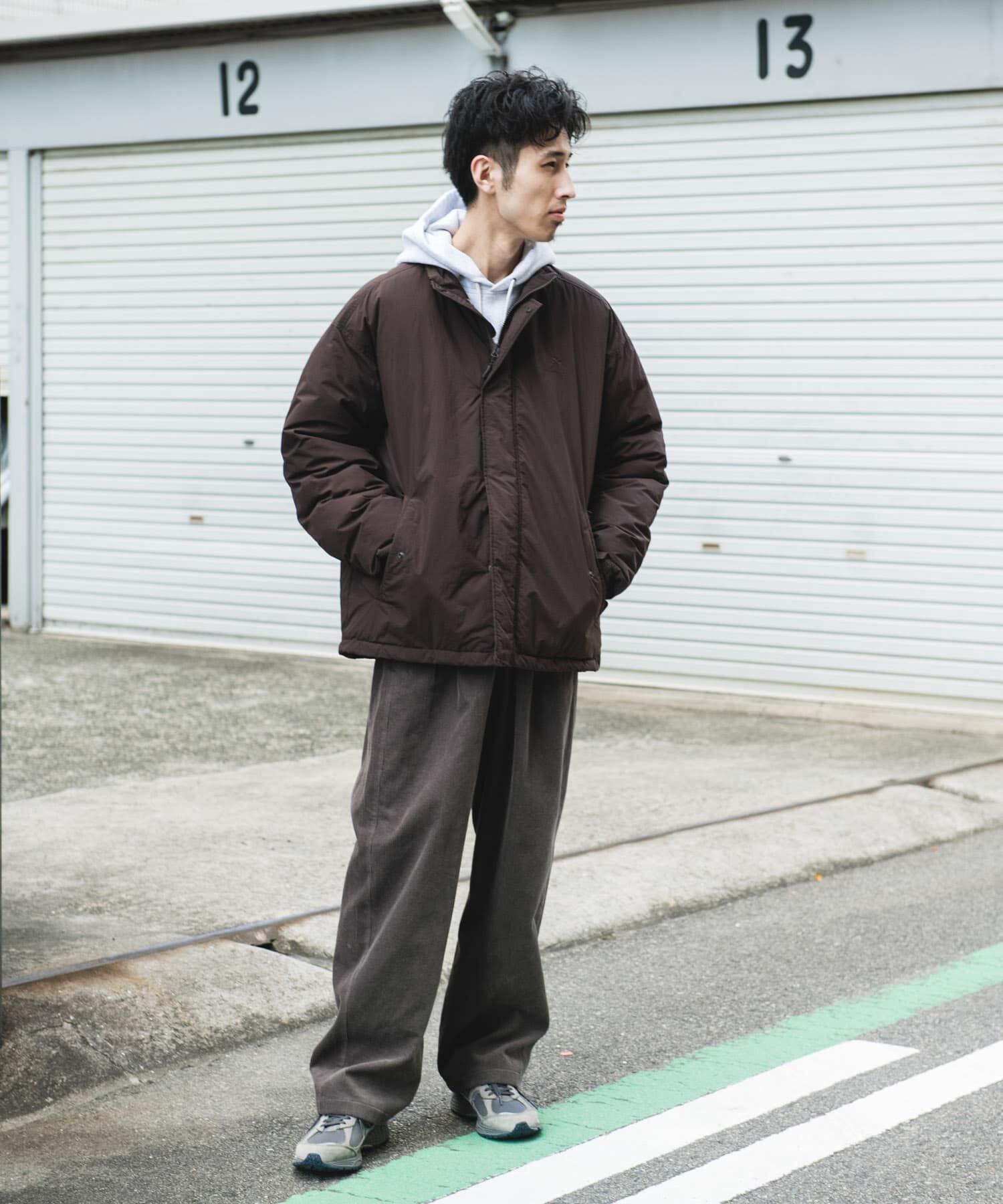 URBAN RESEARCH DOORS「『別注』Snow Peak Apparel&times;DOORS　N/T Insulation Jacket」|ノーカラーコート|