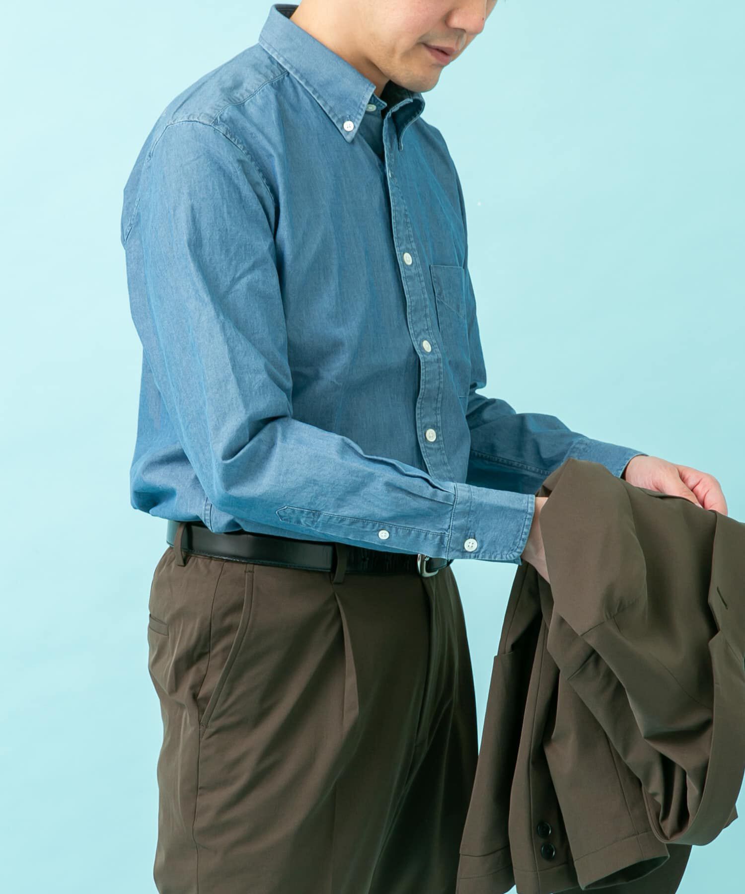URBAN RESEARCH DOORS「LIFE STYLE TAILOR　シャンブレーBDシャツ」|シャツ・ブラウス|
