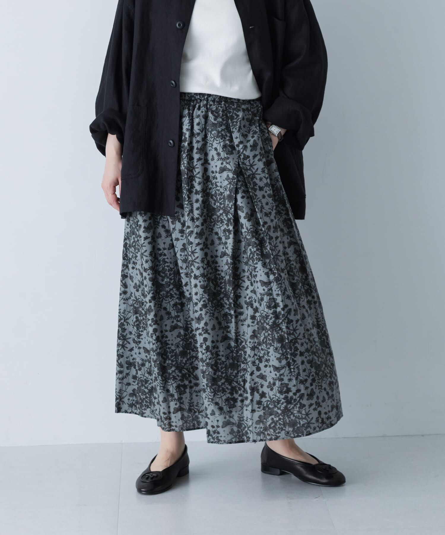 かぐれ　リバティプリントスカート　ロングスカート かぐれ スカート リバティプリントスカート : ZOZOTOWN Yahoo!店