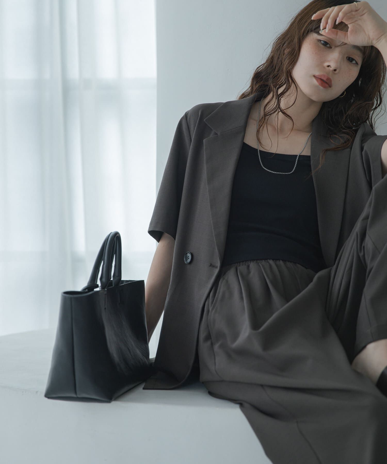 Sonny Label 「2WAYワイドハンドバッグ」|ハンドバッグ|