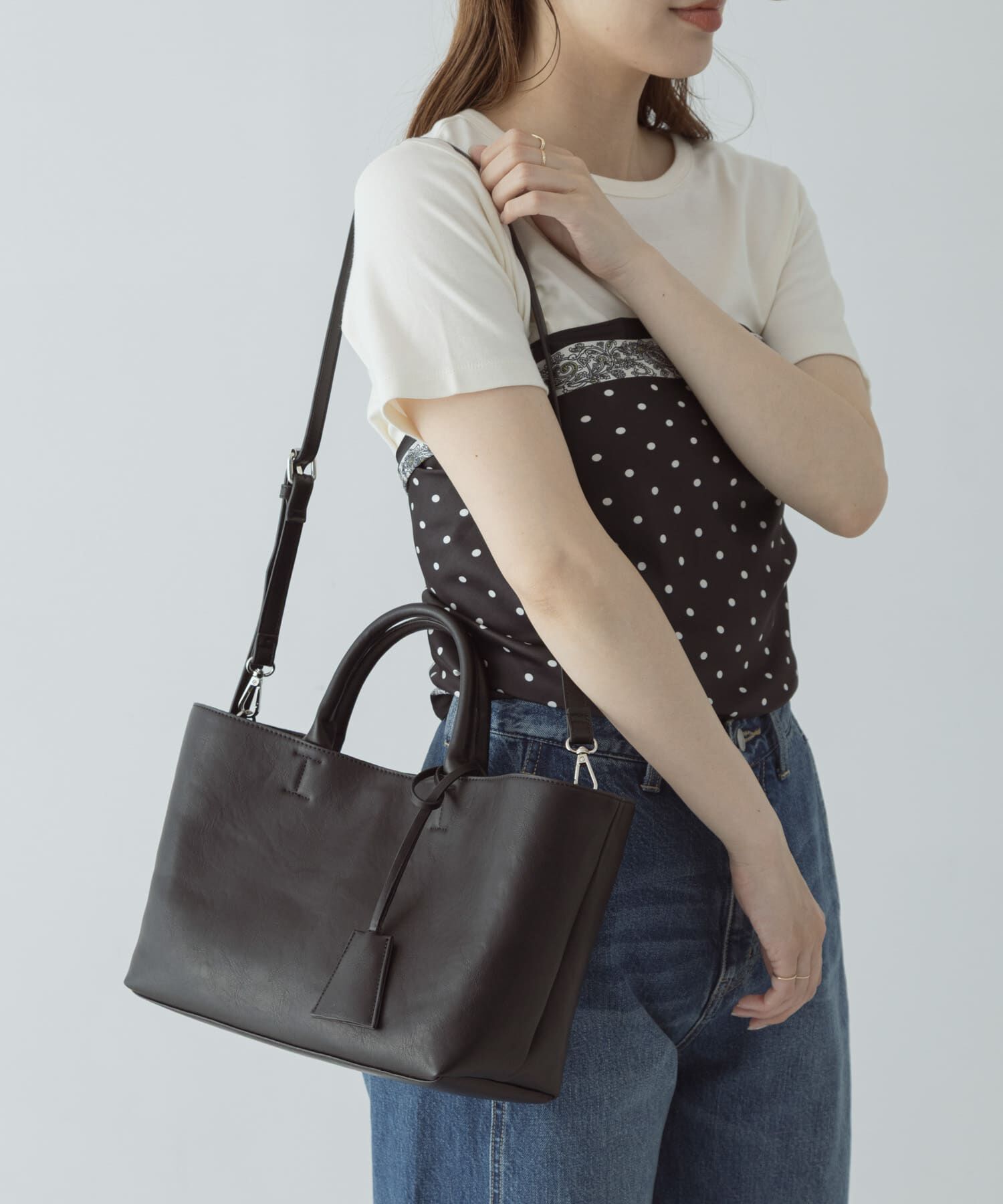 Sonny Label 「2WAYワイドハンドバッグ」|ハンドバッグ|