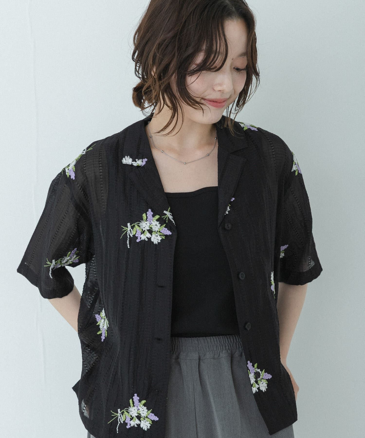 Sonny Label 「ステンレスボール&times;スネークチェーンネックレス」|ネックレス|