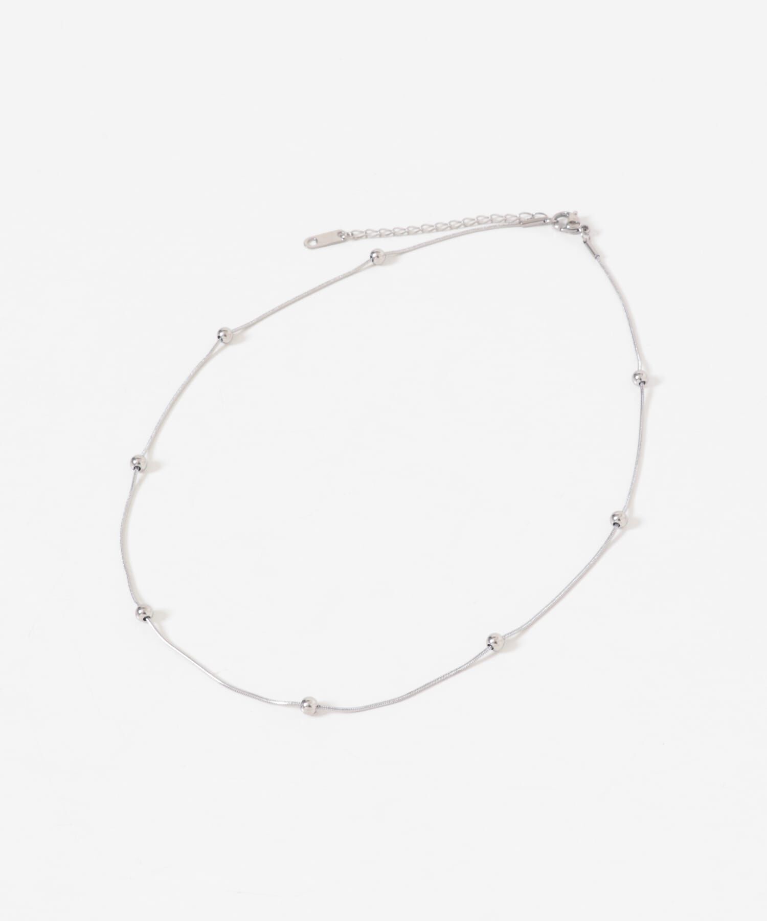 Sonny Label 「ステンレスボール&times;スネークチェーンネックレス」|ネックレス|