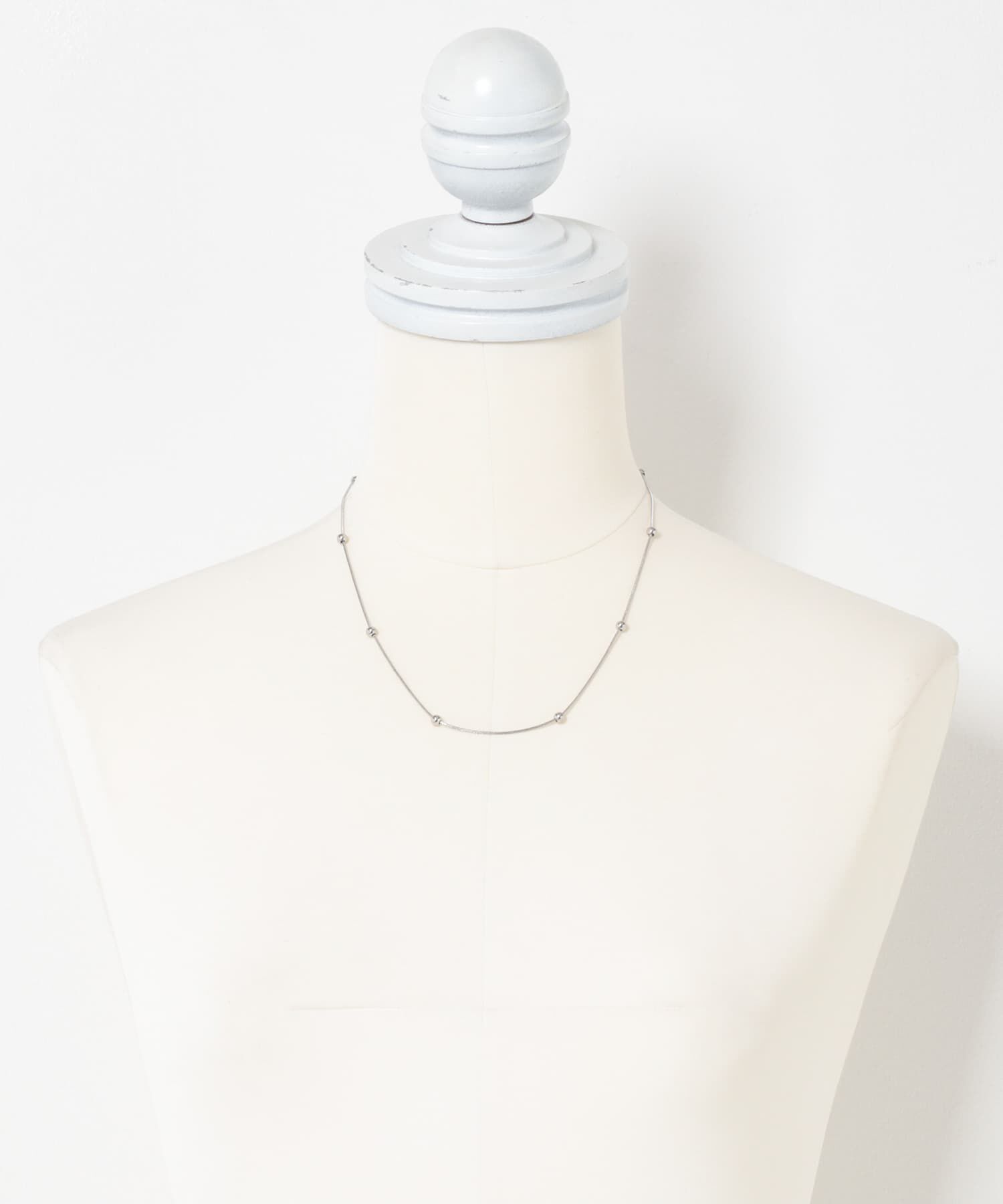 Sonny Label 「ステンレスボール&times;スネークチェーンネックレス」|ネックレス|