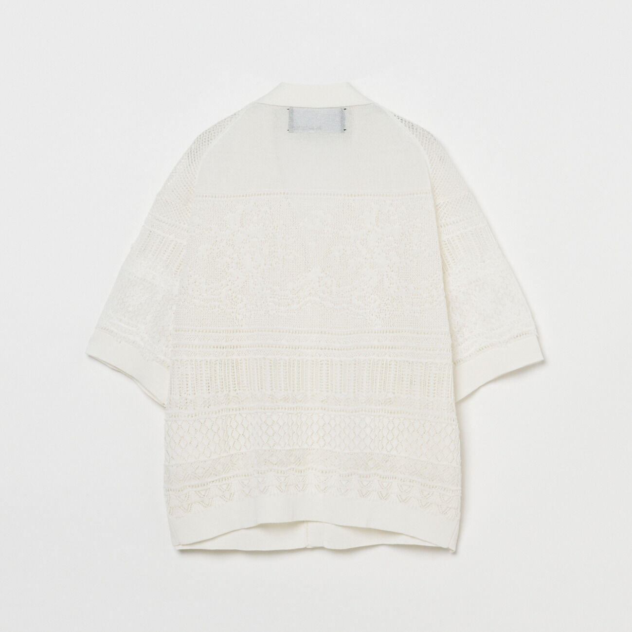  「boussole HALF SLEEVE  LACE CARDIGAN」|ニット・セーター|