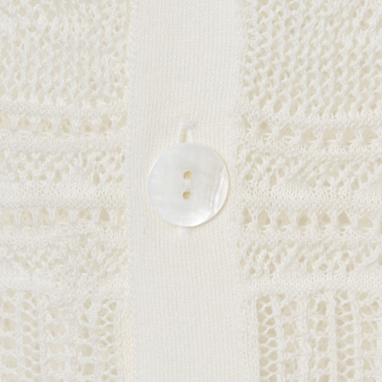  「boussole HALF SLEEVE  LACE CARDIGAN」|ニット・セーター|