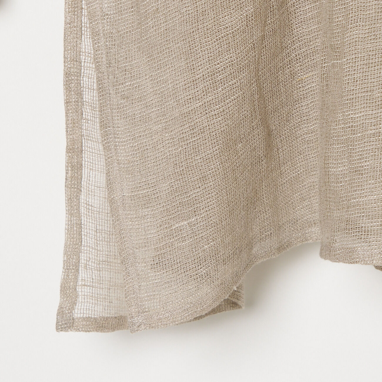 HELIOPOLE「HELIOPOLE LINEN MESH BAND COLLER SHIRT」|シャツ・ブラウス|