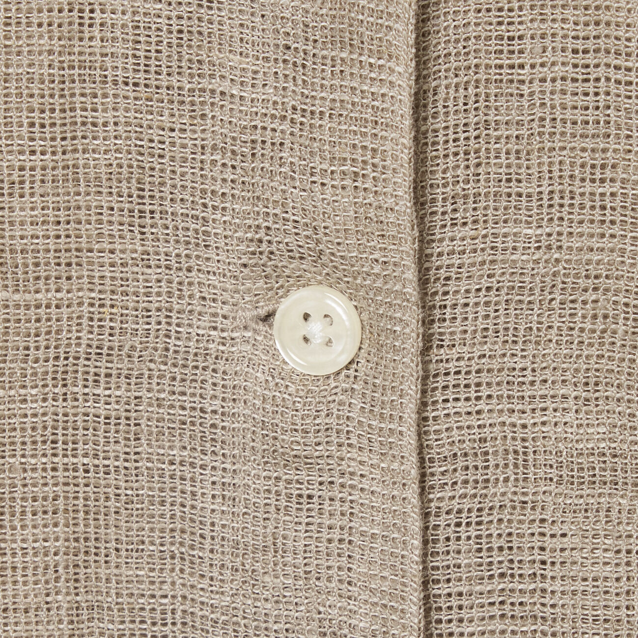 HELIOPOLE「HELIOPOLE LINEN MESH BAND COLLER SHIRT」|シャツ・ブラウス|