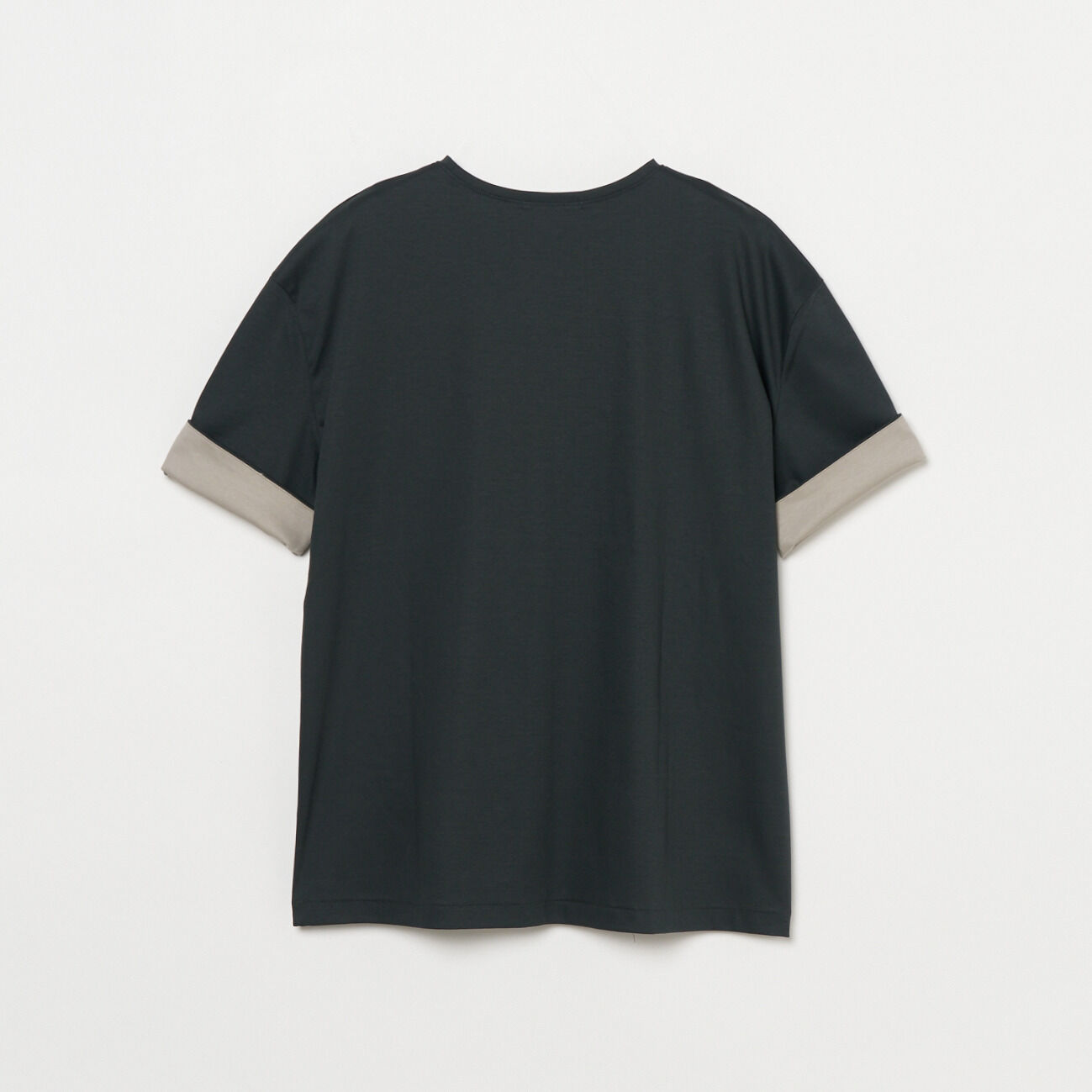 HELIOPOLE「HELIOPOLE COTTON CONTRAST CUFF TEE」|Tシャツ・カットソー|