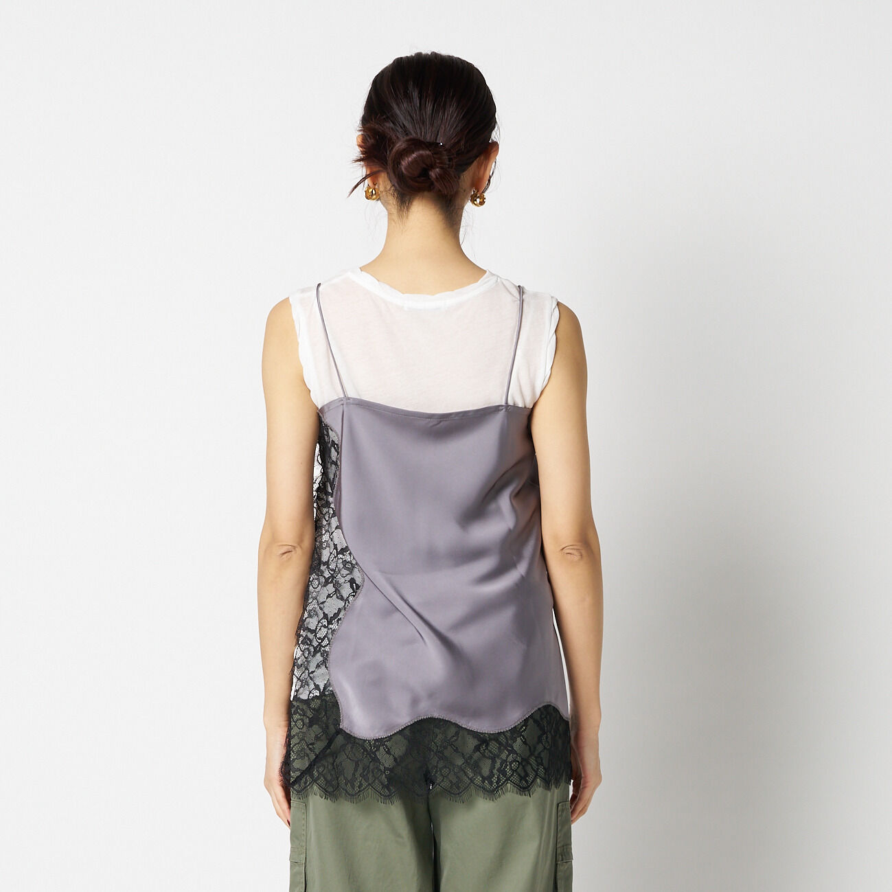 HELIOPOLE「HELIOPOLE SATIN LACE CAMISOLE」|その他|