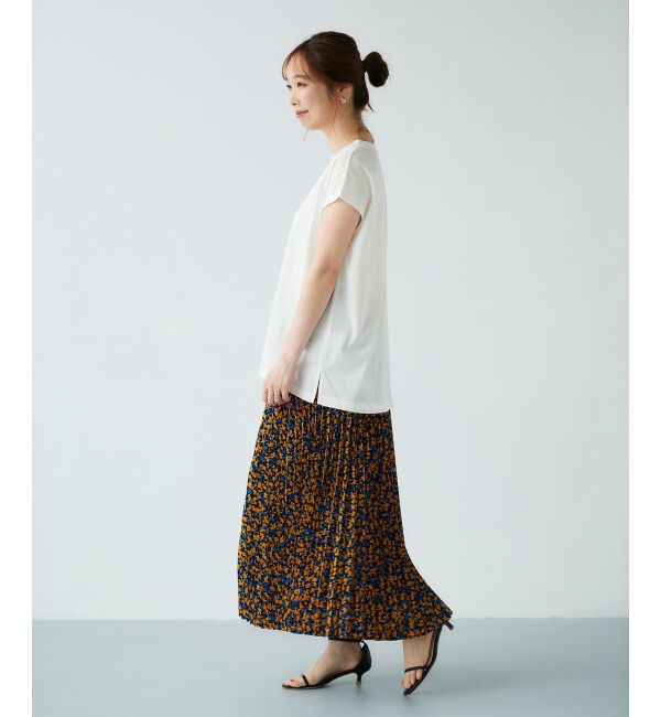 le.coeur blanc「オーガニックコットンフレンチスリーブTシャツ」|Tシャツ・カットソー|