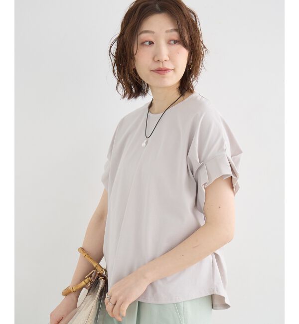  「ドライコットンタックスリーブプルオーバー」|Tシャツ・カットソー|