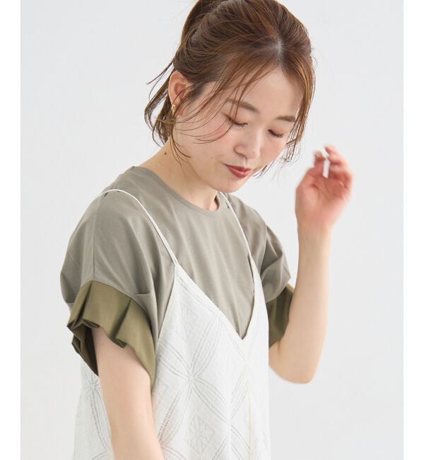  「ドライコットンタックスリーブプルオーバー」|Tシャツ・カットソー|