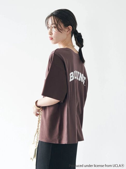 earth music&ecology「別注 UCLA バック切り替え半袖Tシャツ」|Tシャツ・カットソー|