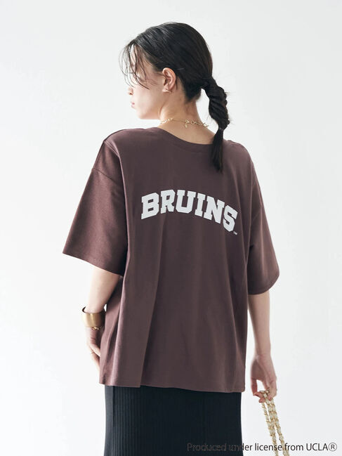 earth music&ecology「別注 UCLA バック切り替え半袖Tシャツ」|Tシャツ・カットソー|