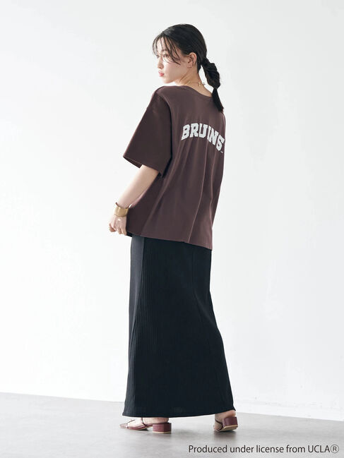 earth music&ecology「別注 UCLA バック切り替え半袖Tシャツ」|Tシャツ・カットソー|