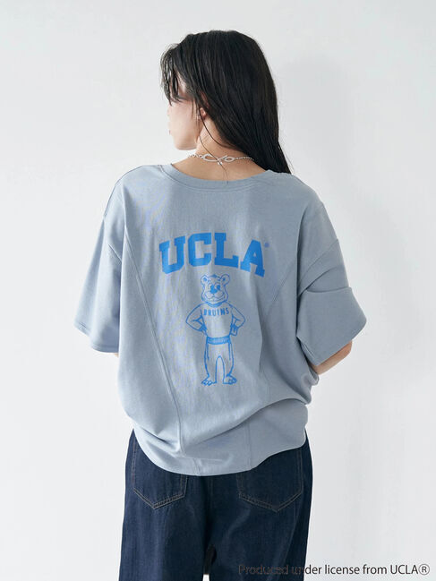 earth music&ecology「別注 UCLA バック切り替え半袖Tシャツ」|Tシャツ・カットソー|