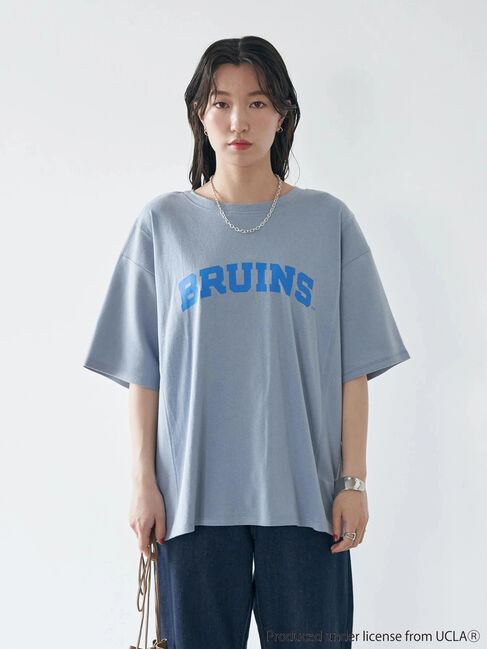 earth music&ecology「別注 UCLA バック切り替え半袖Tシャツ」|Tシャツ・カットソー|