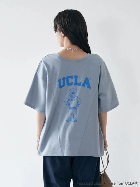 earth music&ecology「別注 UCLA バック切り替え半袖Tシャツ」|Tシャツ・カットソー|