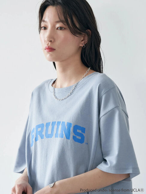 earth music&ecology「別注 UCLA バック切り替え半袖Tシャツ」|Tシャツ・カットソー|