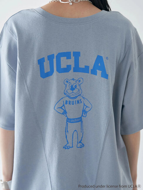 earth music&ecology「別注 UCLA バック切り替え半袖Tシャツ」|Tシャツ・カットソー|