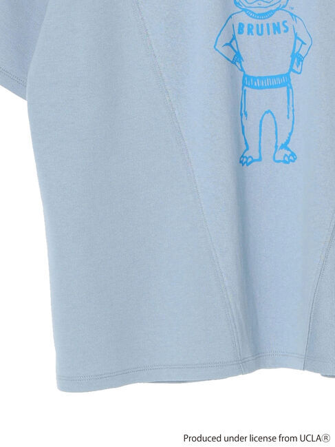 earth music&ecology「別注 UCLA バック切り替え半袖Tシャツ」|Tシャツ・カットソー|