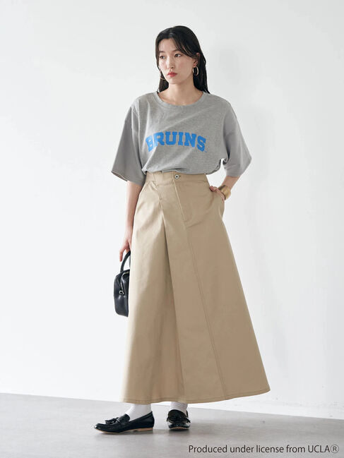 earth music&ecology「別注 UCLA バック切り替え半袖Tシャツ」|Tシャツ・カットソー|
