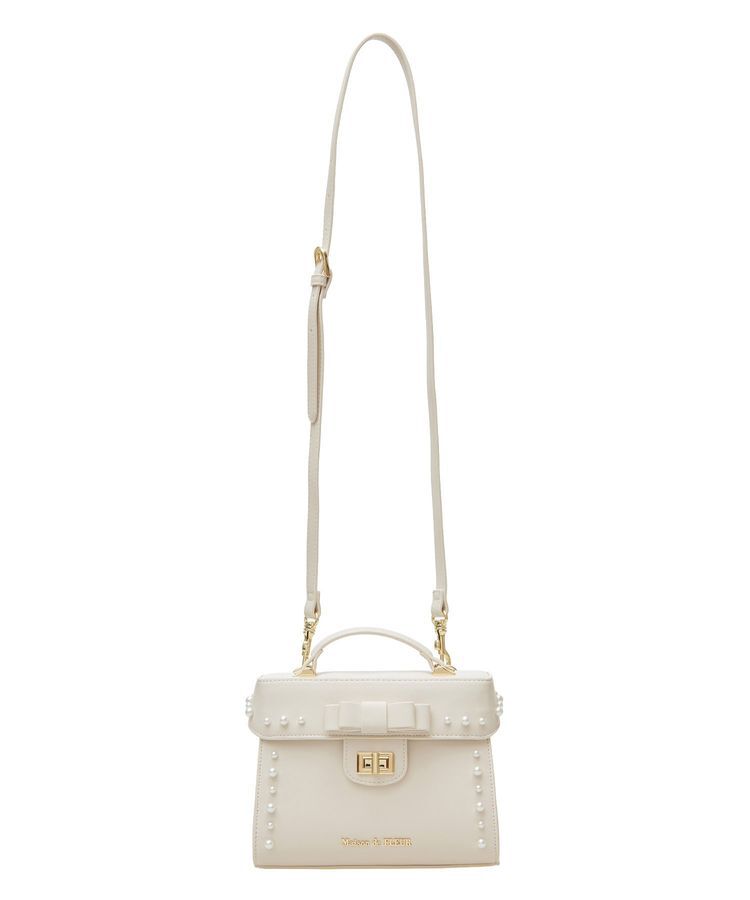 Maison de FLEUR「EC限定フロントリボントップハンドルバッグ」|ハンドバッグ|
