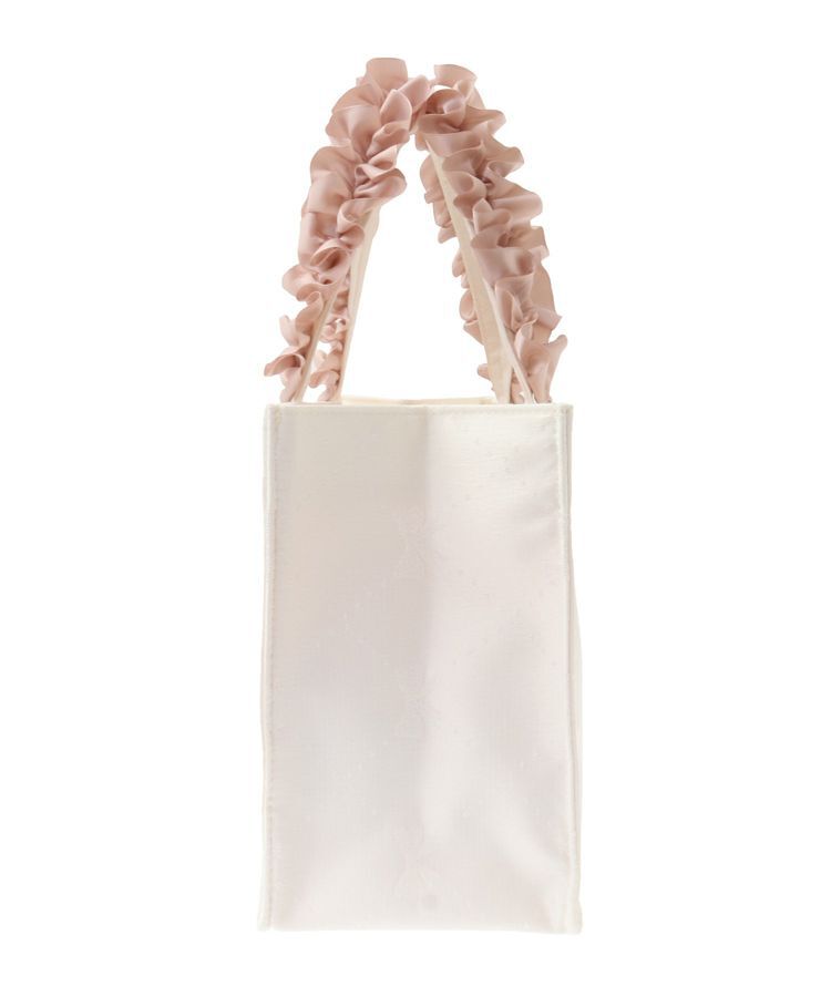 Maison de FLEUR「リボン柄ジャカードスクエアトートSバッグ」|トートバッグ|