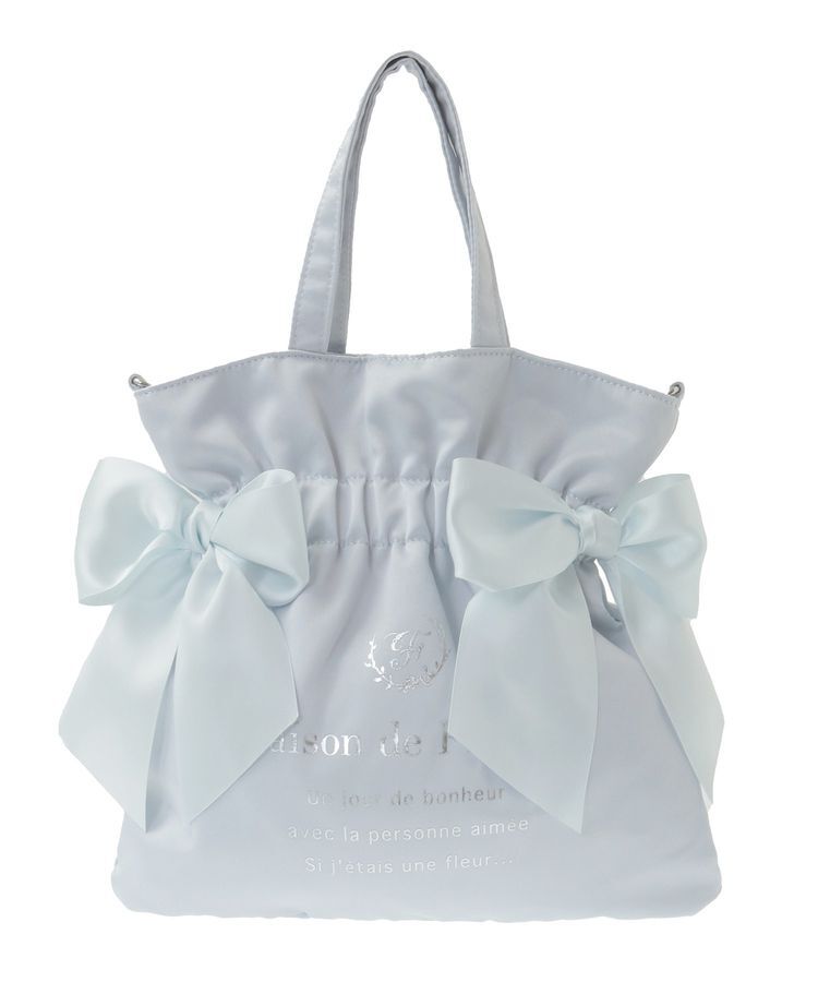 Maison de FLEUR「ダブルリボン2Wayトートバッグ」|トートバッグ|
