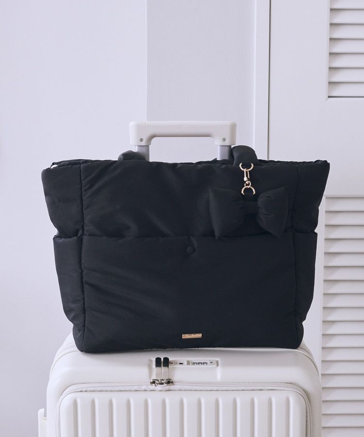 Maison de FLEUR「【撥水加工】パファーキャリーオントートバッグ」|トートバッグ|