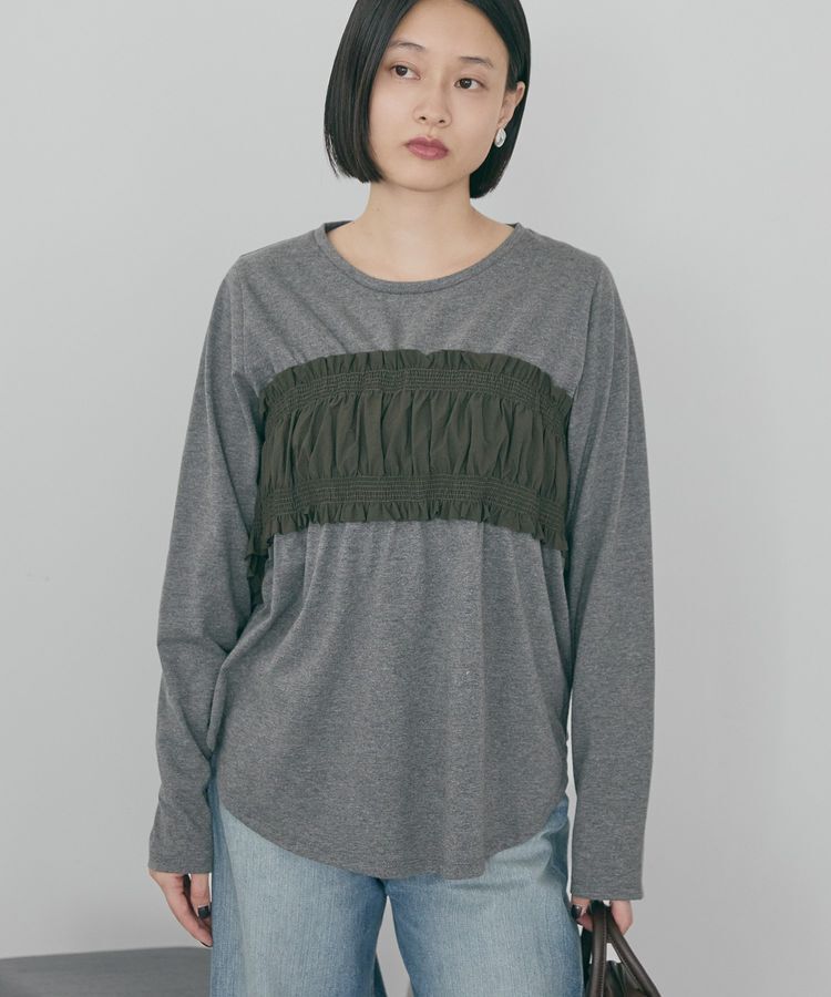 AMERICAN HOLIC「ビスチェレイヤードプルオーバー」|Tシャツ・カットソー|Khaki