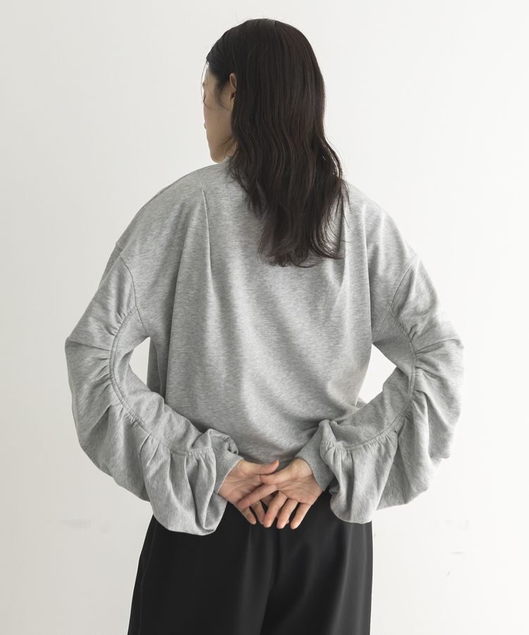 GARAGE OF GOOD CLOTHING「ミニ裏毛袖ギャザープルオーバー」|Tシャツ・カットソー|