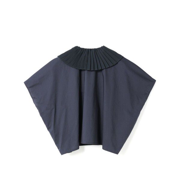 mizuiro ind「mizuiro ind プリーツカラーシャツ」|シャツ・ブラウス|