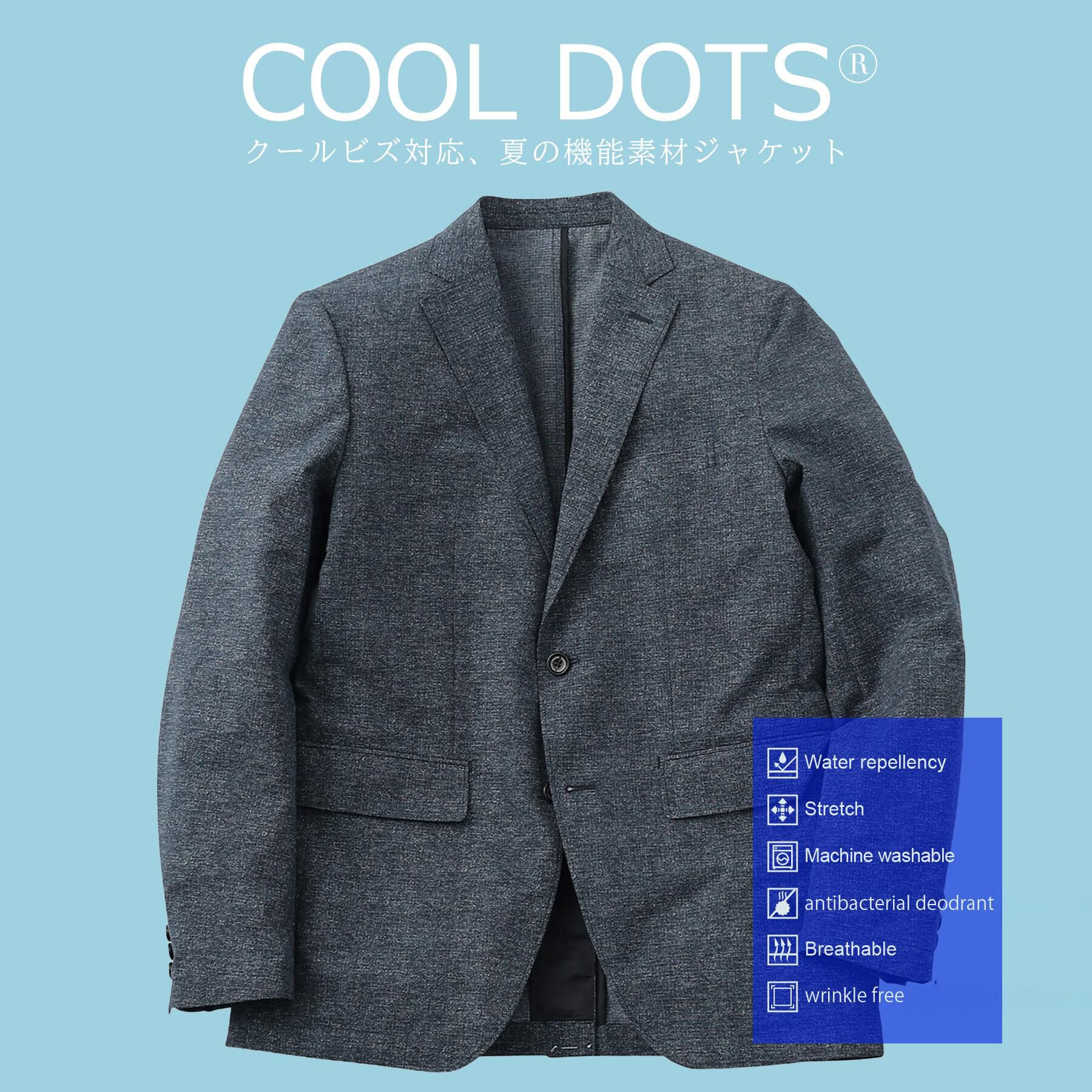 TAKEO KIKUCHI「【抗菌防臭】COOL DOTS（R）ドビープリント ジャケット」|テーラードジャケット|