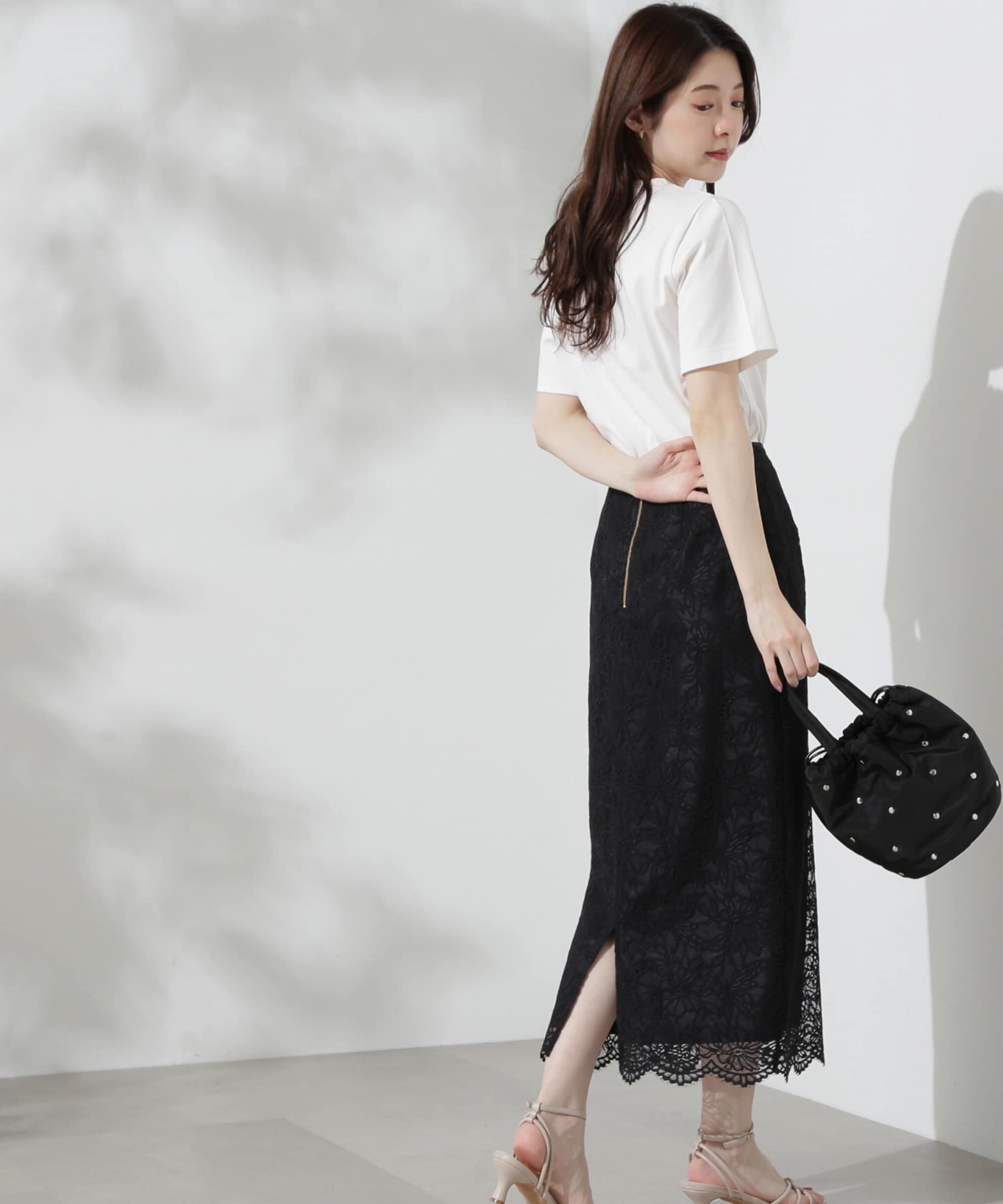 PROPORTION BODY DRESSING「レースタイトスカート」|スカート|