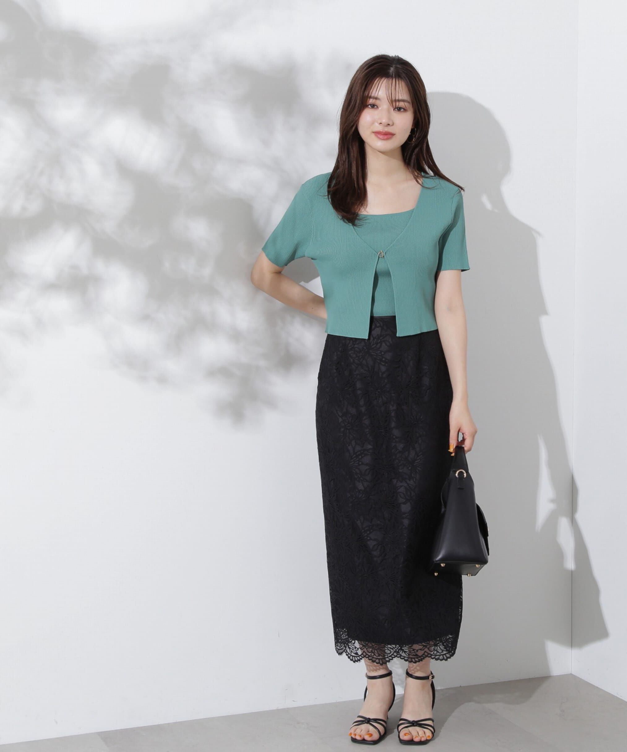 PROPORTION BODY DRESSING「レースタイトスカート」|スカート|