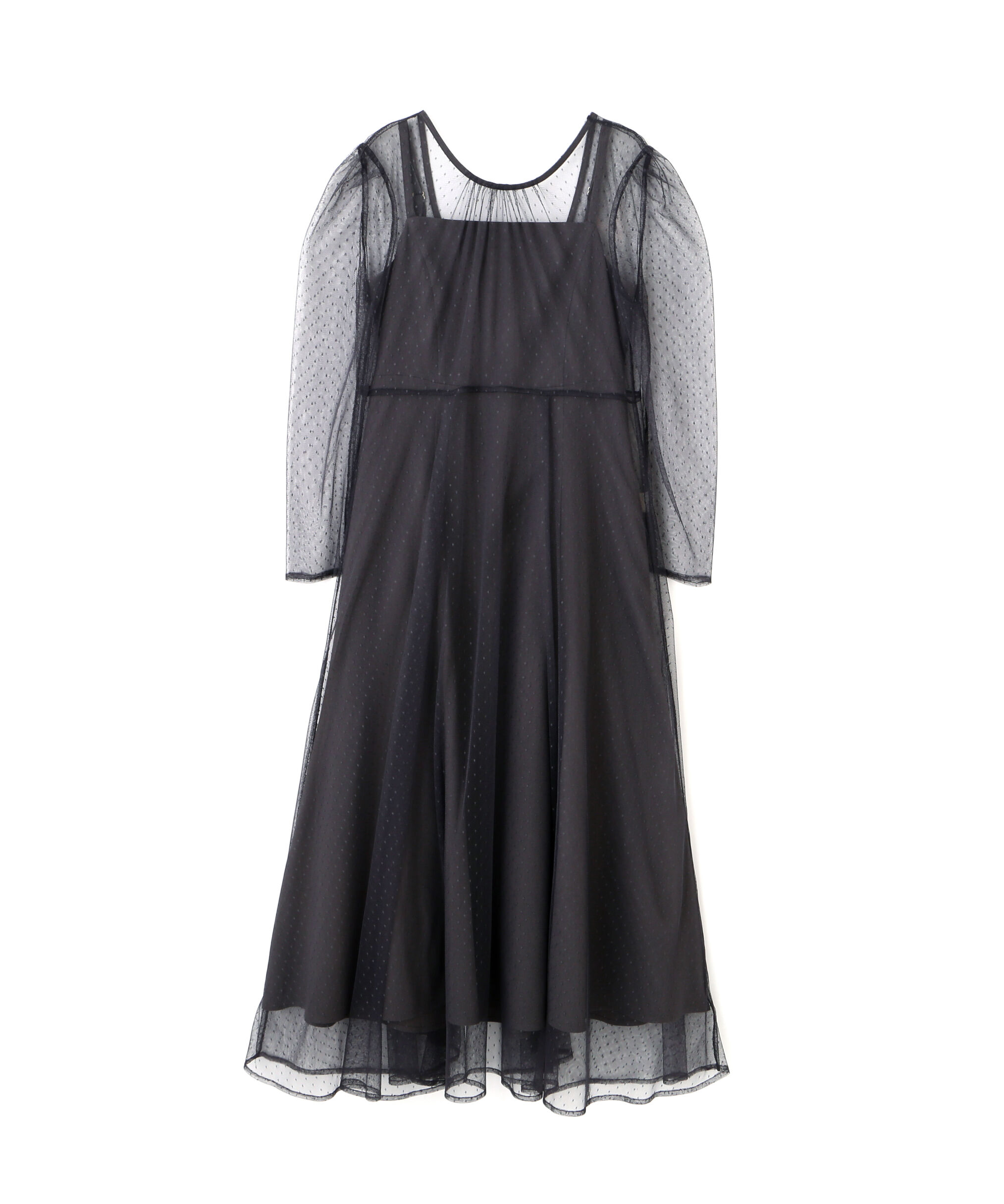 PROPORTION BODY DRESSING「＜藤田みりあさんコラボ＞キャミ付きチュールワンピース 25AW」|ワンピース|