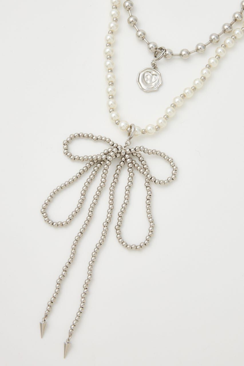 SLY「MANY WAY F／PEARL BALL ネックレス」|ネックレス|