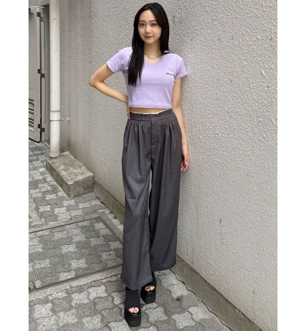 MURUA「メニータックワイドパンツ」|その他|