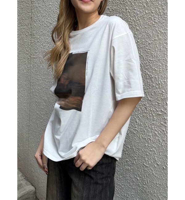 MURUA「プリントオーバーTシャツ」|Tシャツ・カットソー|