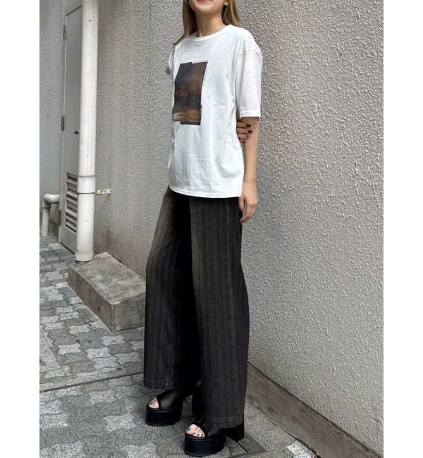 MURUA「プリントオーバーTシャツ」|Tシャツ・カットソー|