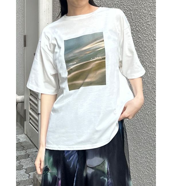 MURUA「プリントオーバーTシャツ」|Tシャツ・カットソー|