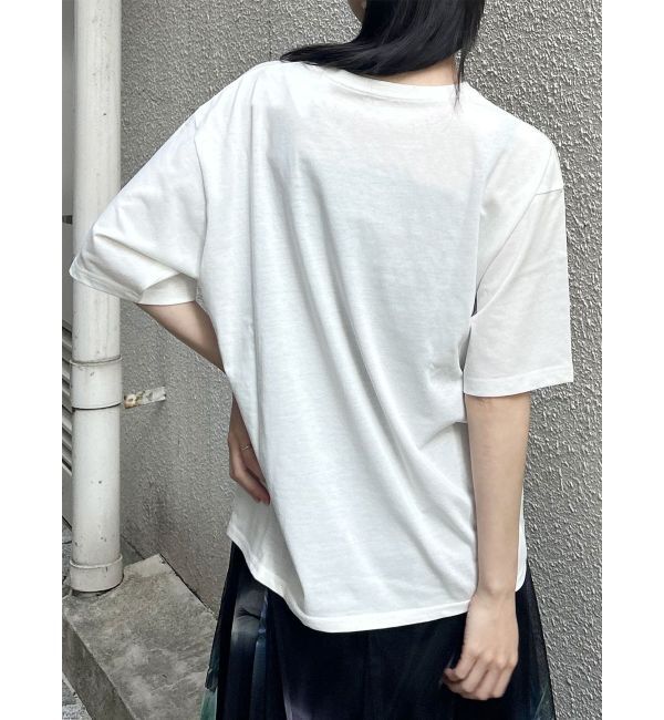 MURUA「プリントオーバーTシャツ」|Tシャツ・カットソー|