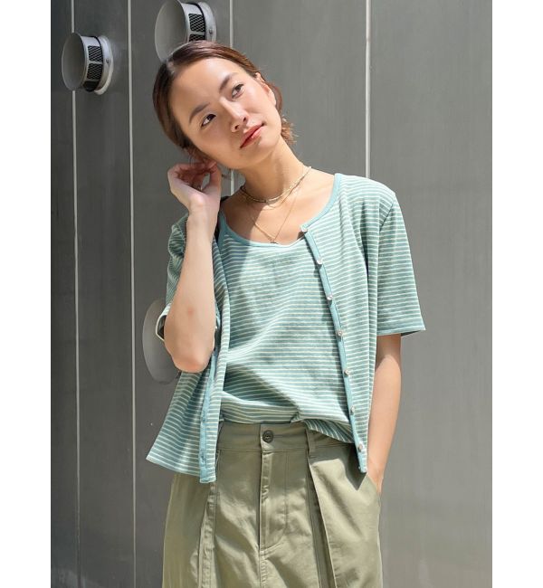 Ungrid「キャミデザインアンサンブル」|Tシャツ・カットソー|