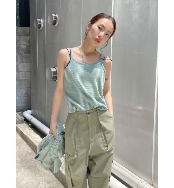 Ungrid「キャミデザインアンサンブル」|Tシャツ・カットソー|