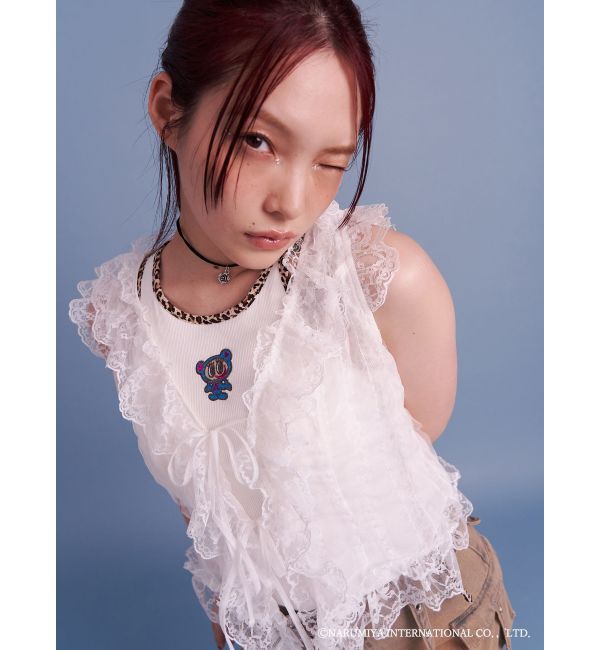jouetie「【ANGELBLUE&times;jouetie】パイピングキャミ」|キャミソール|