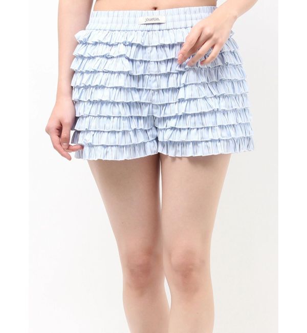 jouetie「ティアードショートパンツ」|その他|ブルー