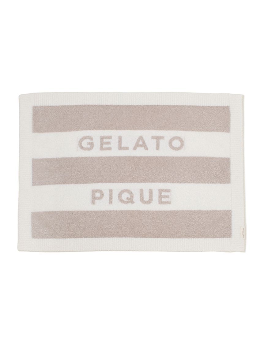  GELATO PIQUE CAT&DOG「【CAT&DOG】スムーズィー2ボーダーブランケット」|その他|BEG