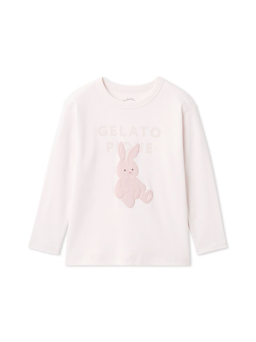 GELATO PIQUE KIDS & BABY「【KIDS】ぬいぐるみワンポイントロンT」|ルームウェア|